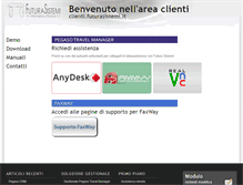 Tablet Screenshot of clienti.futurasistemi.it